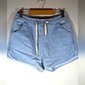 Vintage denim bike shorts